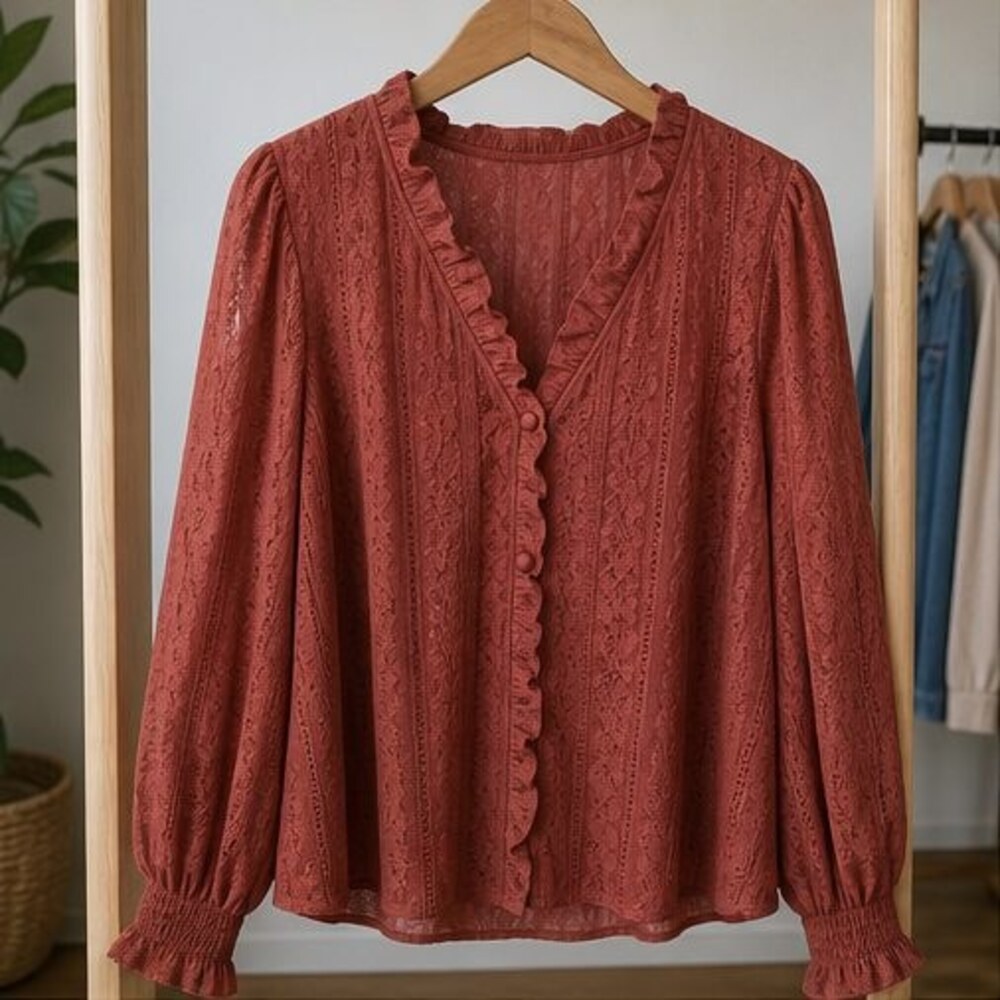Rust Cami Blouse